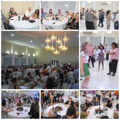 Jantar de confraternização da  Paróquia Nossa Senhora da Candelária: um sucesso!