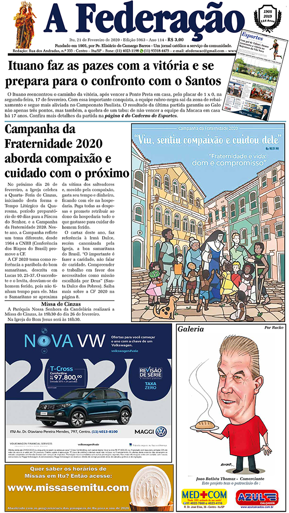 Edição 21/02/2020 – Caderno 1