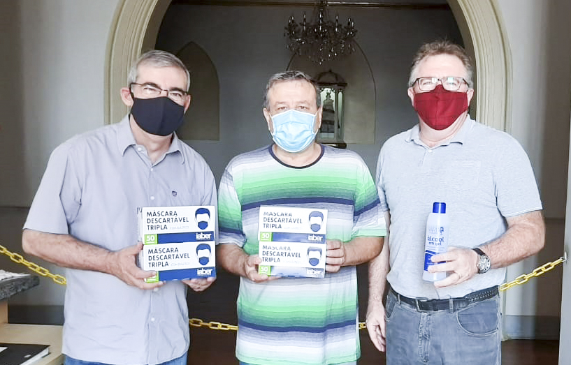 Rotary Club de Itu volta a doar álcool gel e máscaras