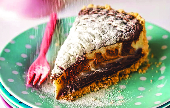 Cantinho Suculento – Torta de leite ninho com bolacha de chocolate