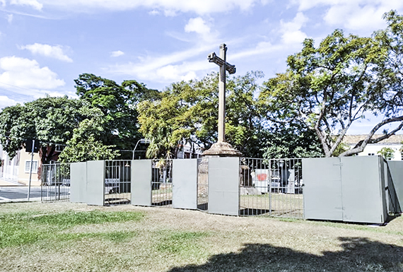 Obras de restauro do Cruzeiro Franciscano são retomadas