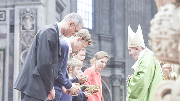 “Continuo a sonhar com  uma Igreja toda missionária”, diz o Papa Francisco