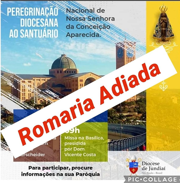 Diocese adia romaria a Aparecida