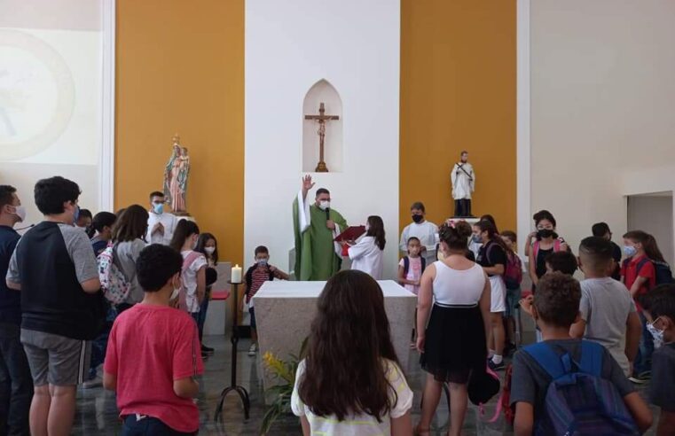 Benção das mochilas escolares na São Luís