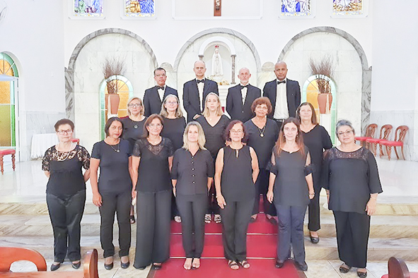 Coral Vozes de Itu canta em missa em homenagem a Walkyr Mazolli