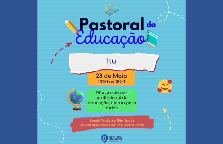 Pastoral da Educação realiza encontro de formação