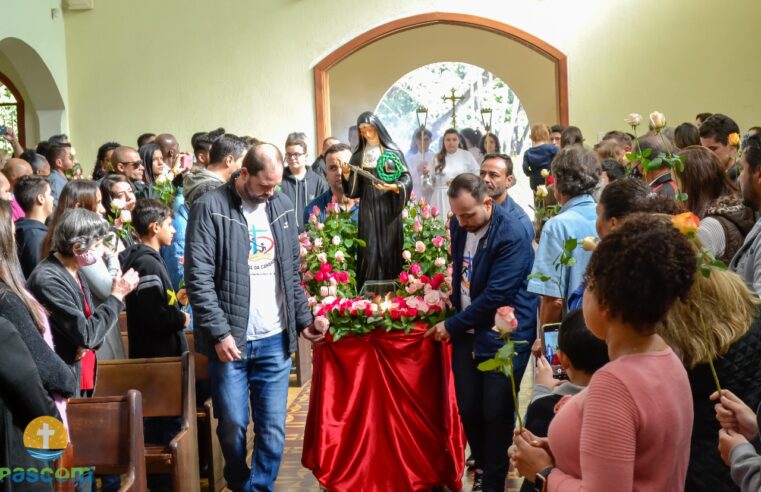 Paróquia Aparecida celebra Santa Rita