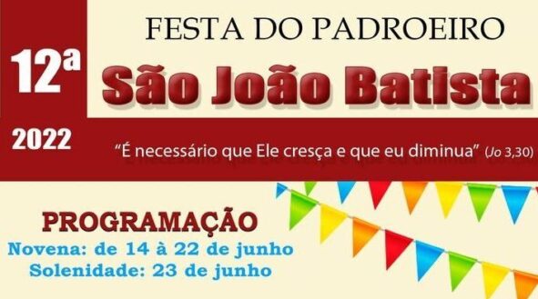 Festa de São João Batista começa hoje