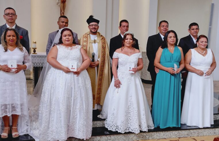 Casamento comunitário na Aparecida