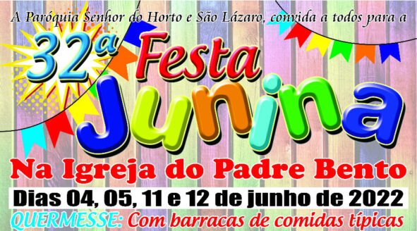 Festa Junina do Padre Bento começa neste sábado