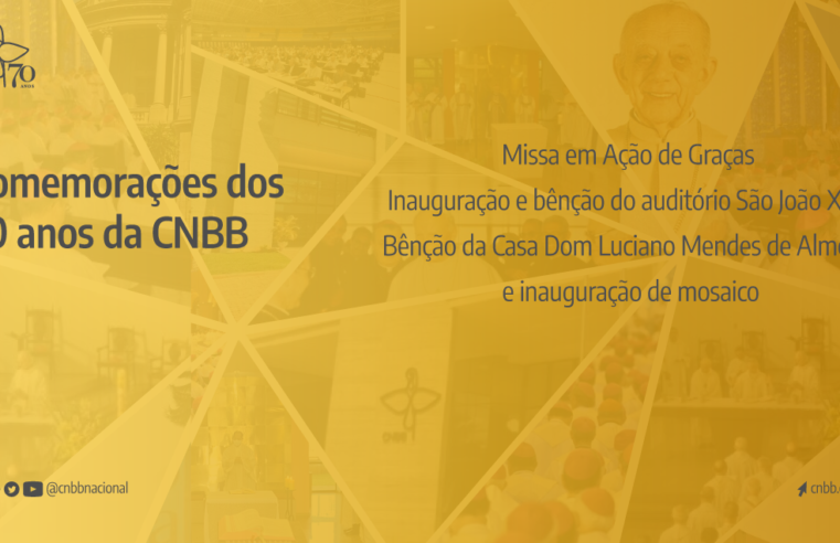 CNBB celebra 70 anos com missa em ação de graças no auditório São João XXIII, em Drasília (DF)