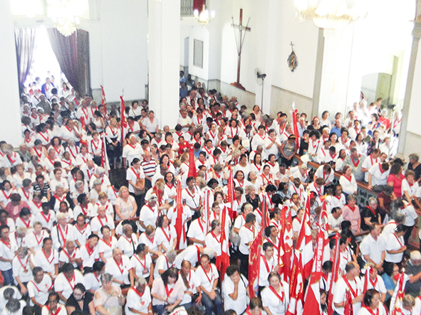 Romaria Nacional do Apostolado da Oração traz 1.200 peregrinos a Itu