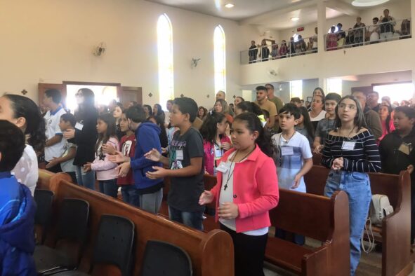 São Luís Gonzaga acolhe novos catequizandos