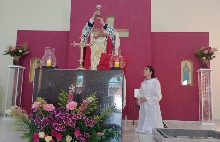 Novo altar na Comunidade Sagrado Coração de Jesus