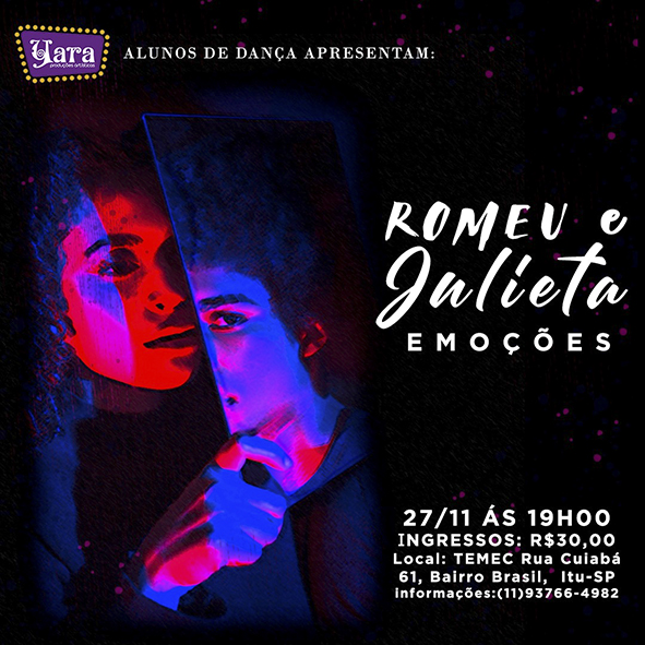 Festival de dança “Romeu e Julieta – Emoções” será apresentado