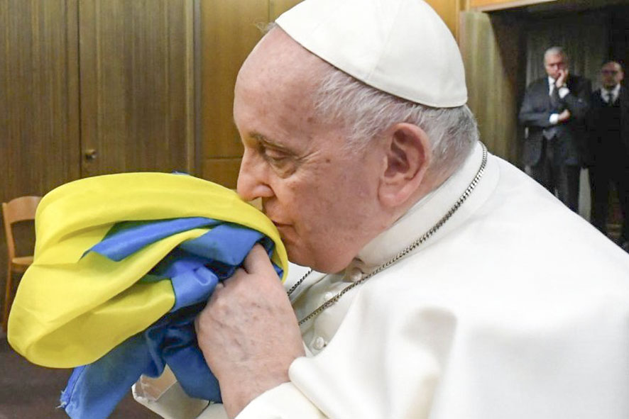 Papa: a guerra destrói. Olhemos para a Ucrânia sem medo de sofrer