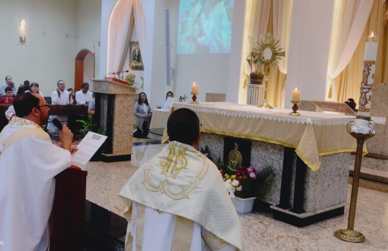 Missa da Família na Paróquia Aparecida