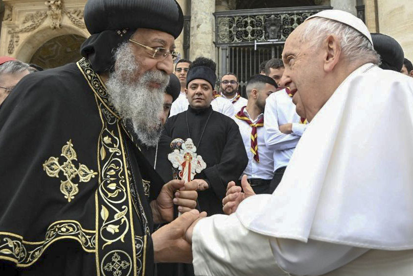 Na saudação do Papa a Tawadros II, a crescente amizade entre as duas Igrejas