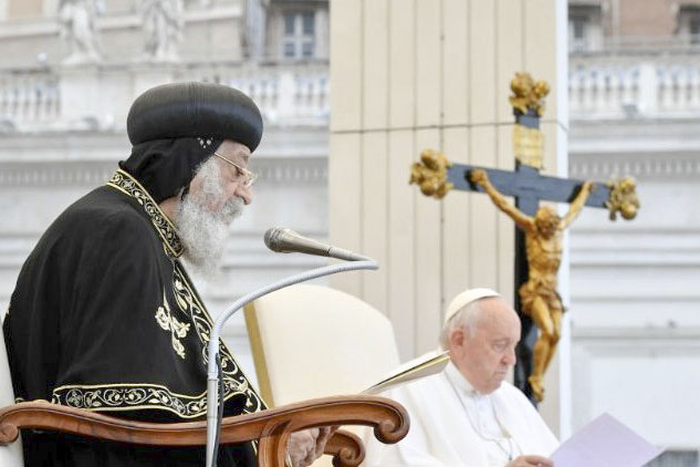 “Dia da amizade copta-católica”, a presença inusitada de Tawadros II na Audiência Geral