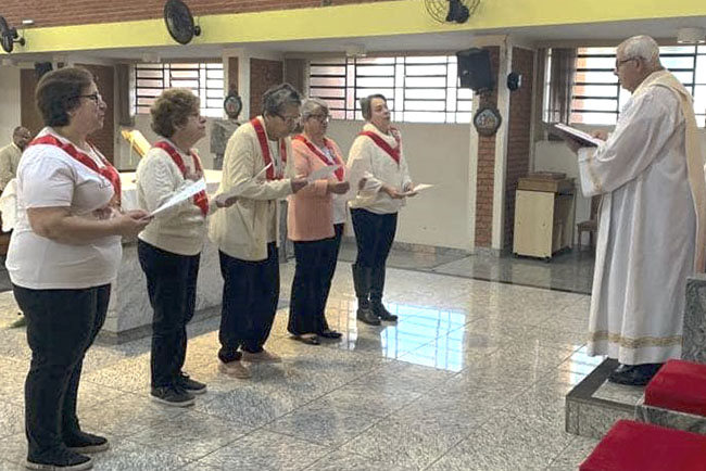 Novos membros no Apostolado do Oração na São Camilo de Léllis