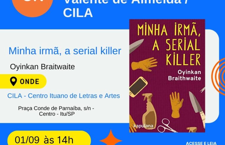 Clube da Leitura ocorre em setembro no Cila