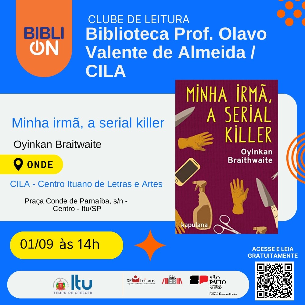 Clube da Leitura ocorre em setembro no Cila