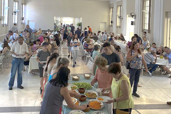 Almoço das Famílias na Candelária