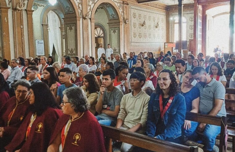 Santuário Nacional do Sagrado Coração de Jesus recebe peregrinação de Salto