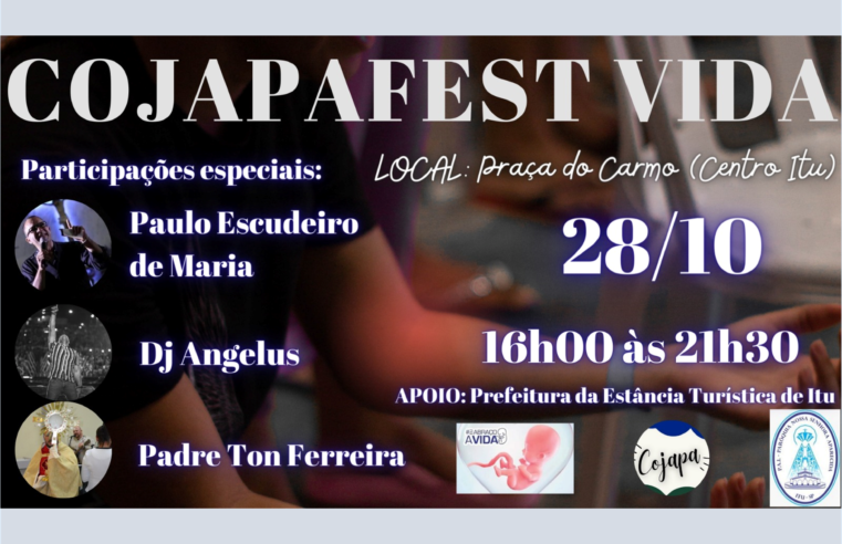 Cojapafest Vida: música e dança em defesa da vida