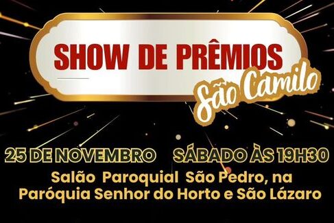 Paróquia São Camilo realiza Show de Prêmios