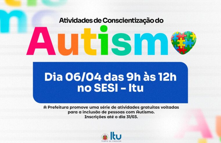 Autismo em Movimento será realizado em abril