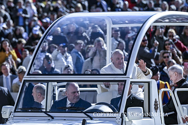 Seis mil netos com seus avós encontram o Papa no sábado