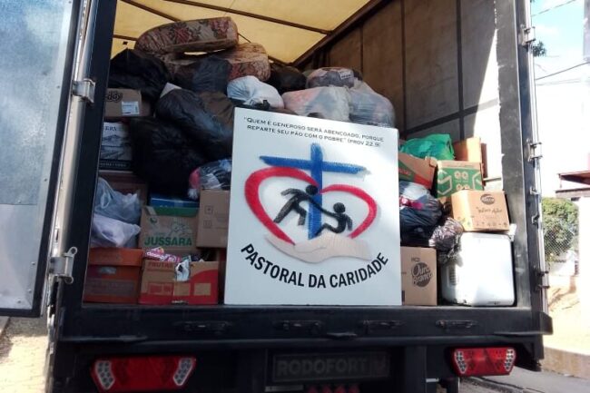 Carretas de Itu levam 70 toneladas de doações para as vítimas das enchentes do RS