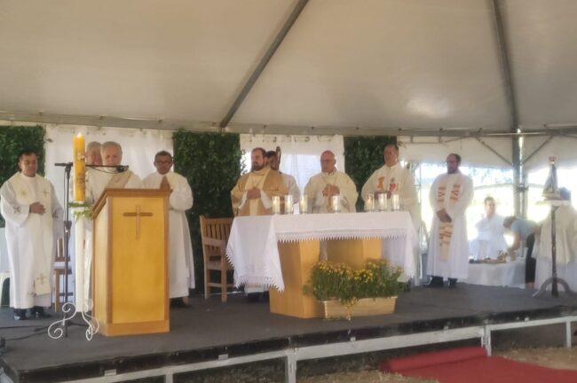 Missa solene marcou 1º aniversário da Fazenda da Esperança de Itu