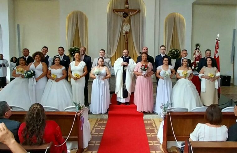 Casamento comunitário na Aparecida