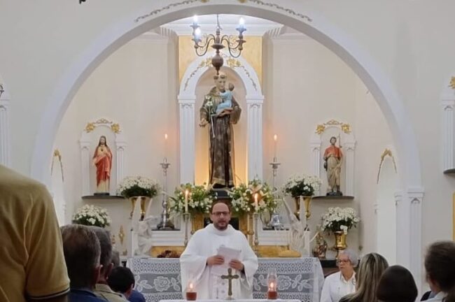 Missa na Capela Santo Antônio no Jacuhu