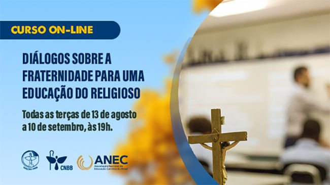 Edições CNBB promove curso on-line com diálogos sobre a fraternidade para uma educação do religioso