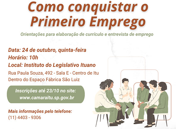 ILI promove palestra com foco no Primeiro Emprego