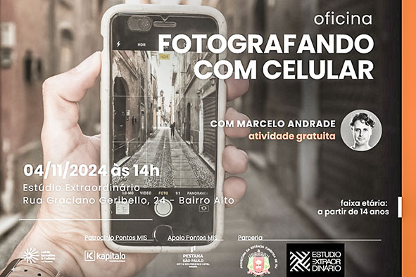 Itu abre inscrições para oficina de fotografia  com celular