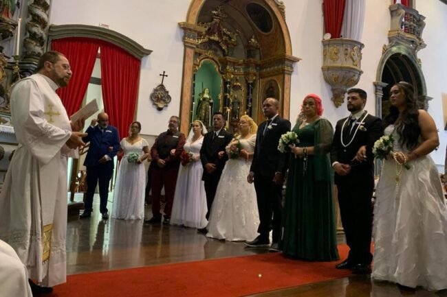 Candelária celebrou o Matrimônio de 7 casais