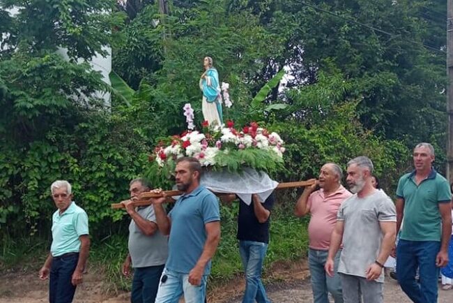 Procissão e missa da Imaculada Conceição no Varejão