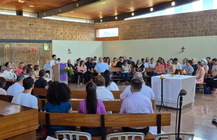 Senhor do Horto participou da celebração de final de ano da Ação Evangelizadora