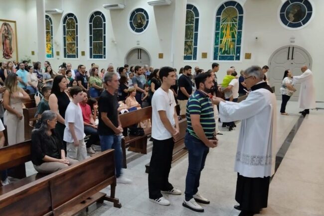 São Cristóvão realizou bênçãos das velas e da garganta