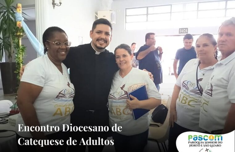 Catequistas da Senhor do Horto presentes no encontro diocesano