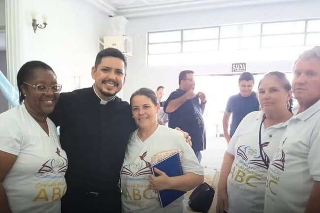 Catequistas da Senhor do Horto presentes no encontro diocesano