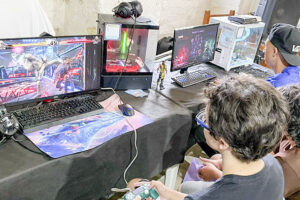 Arena gamer ficou cheia e contou com campeonatos de jogos