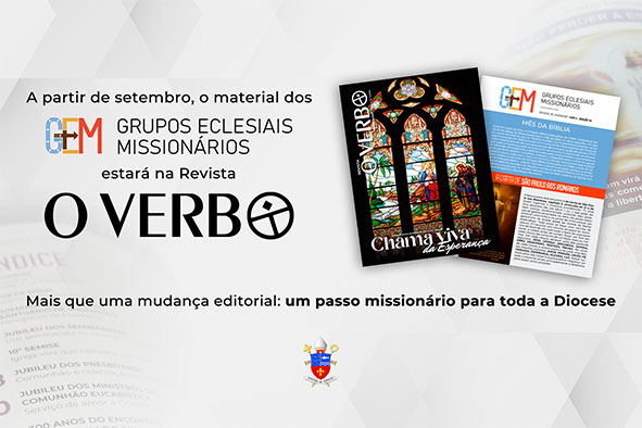 Revista O VERBO acolhe os materiais dos Grupos Eclesiais Missionários