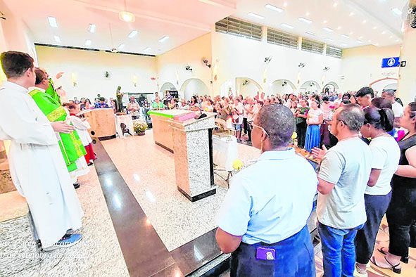 Missa de envio na Aparecida