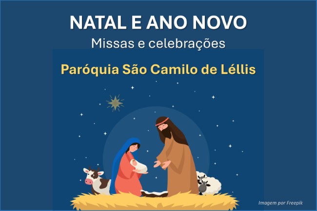 Missas e celebrações de Natal e Ano Novo – Par. S. Camilo de Léllis