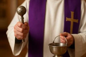 Bênção dos estabelecimentos comerciais na São José bencao_agua_benta